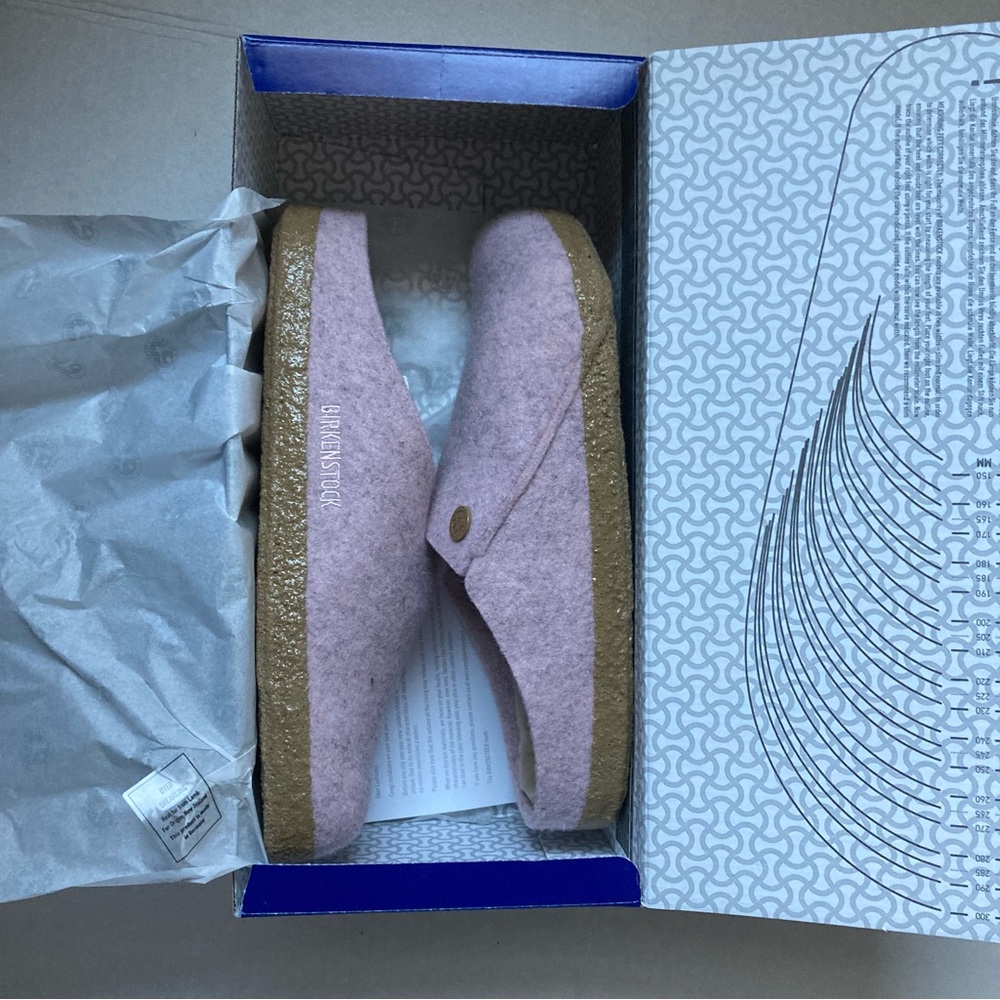 Birkenstock zermatt rivet split light rose 37 narrow fit - Picture 3 of 4